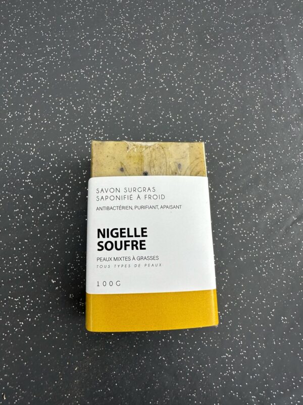 Savon nigelle et soufre