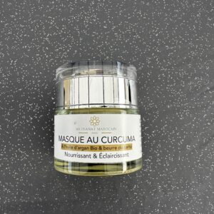 Masque au curcuma à l’huile D’argan et beurre de karité