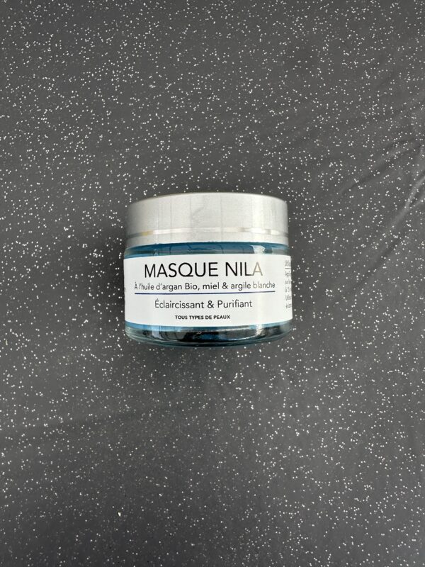 Masque au Nila à l’huile d’argan bio, miel et argile blanche