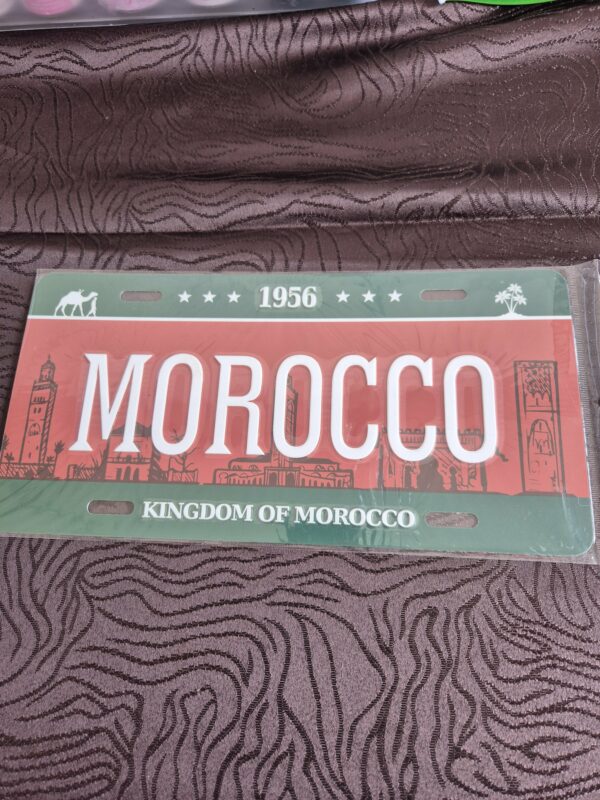 Plaque Morocco
