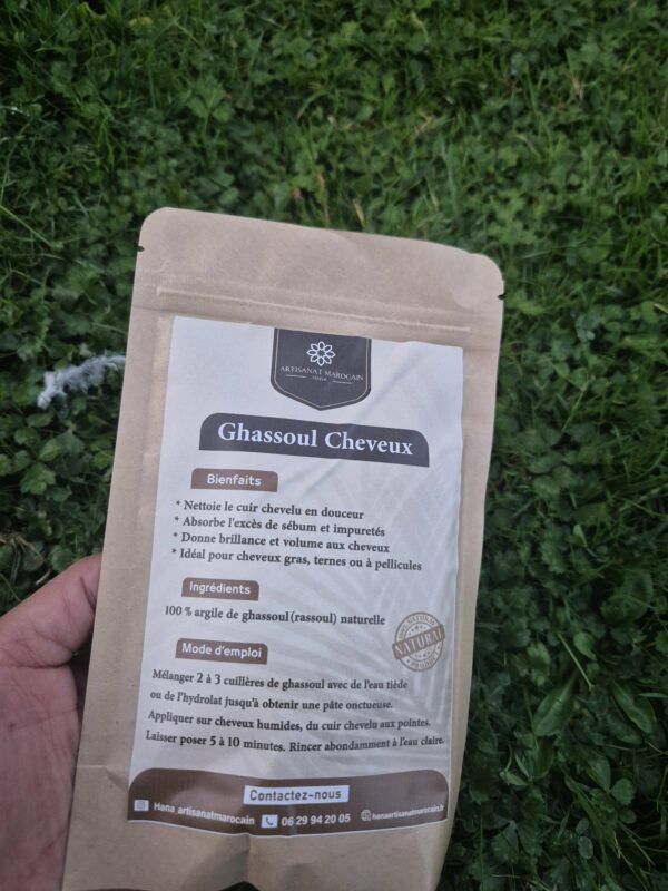 Ghassoul pour cheveux artisanal